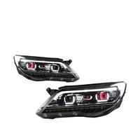 Chwqfuhf Faros Delanteros Para VW Para Tiguan Faro Delantero 2007-2012 Proyector LED Faro Delantero Luz Circulación Diurna Automotrices Luces Coche