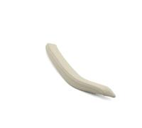 Chwqfuhf Manijas Interiores Coche Tirador Puerta Con Tapizado Cuero Para BMW Para X5 Para X6 F15 F16 2014-2018 Manijas Interiores Puertas Coche(Oyster Right)