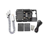 Chwqfuhf Suporte Telemóvel Moto para BMW R850RT R 1150 850RT R1150RT R 1150 850 RT para Todos Los Años Soporte Navegación Teléfono Cargador USB(B)