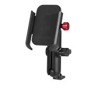 Chwqfuhf Suporte Telemóvel Moto Soporte Universal Espejo Retrovisor Motocicleta Teléfono Móvil Cargador Manillar Aluminio Teléfono GPS con Carga USB(NO USB Mirror)