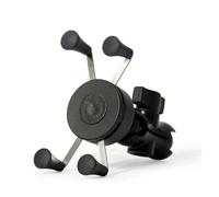 Chwqfuhf Suporte Telemóvel Moto Soporte Universal para Teléfono Móvil Ajustable 360 Grados para Motocicleta Bicicleta Espejo Retrovisor Carga USB