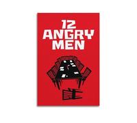 CHxdxge 12 carteles de películas clásicas de Angry Men impresiones en lienzo, arte de pared para sala de estar, impresiones, decoración moderna del hogar08 x 12 pulgadas (20 x 30 cm)