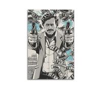 CHxdxge Pablo Escobar Narcos Jumbo Print Poster Sala de Estar Dormitorio Arte de Pared Póster Pintura Decorativa Lienzo Montaje en Pared 08 x 12 Pulgadas (20 x 30 cm)