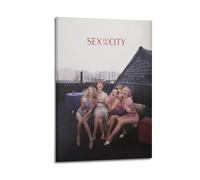 CHxdxge Sex And The City Movie Aesthetic Art Poster Lienzo, Arte Mural para Salón, Impresiones, Decoración Moderna del Hogar 40 x 60 cm