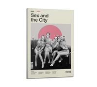CHxdxge Sex And The City Movie Modern Home Decor Poster Impresiones en lienzo, Arte de pared para sala de estar, impresiones, decoración moderna del hogar 30 x 45 cm