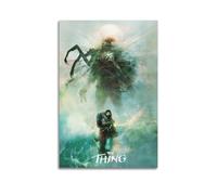 CHxdxge The Thing Movie Print Poster Póster Pintura Decorativa Lienzo Arte de Pared Salón Póster Dormitorio Pintura, Arte de Pared Impresión de Imagen Moderna Decoración de Habitación Familiar 08 x 12