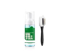 Chyang Active Foam Sneaker Cleaner Set - Kit de limpieza para zapatillas blancas de 100 ml, espuma limpiadora profunda para zapatillas y suelas, zapatillas de tenis, cuero, vinilo, lona y goma (1pcs)