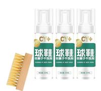 Chyang Active Foam Sneaker Cleaner Set, White Shoe Cleaner Sneakers Kit, Rich Foam, Strong cleaning power (3 pcs)