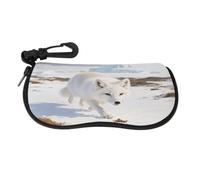 CHYDANY Arctic Foxes - Funda para gafas de sol, neopreno, bolsa de almacenamiento portátil compacta para gafas, funda unisex para gafas de 7.1 x 3.1 pulgadas