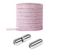 CHYEEH Cordones Elásticos Sin Nudo con Hebilla Metal | Cordones Elásticos de Goma con Botón de Metal/Cordones Elásticos para Zapatillas de Deporte, No es Necesario Atar Cordones de Zapatos para Niños