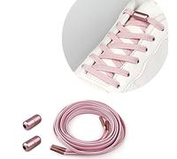 CHYEEH Cordones Elásticos Sin Nudo con Hebilla Metal | Cordones Elásticos de Goma con Botón de Metal/Cordones Elásticos para Zapatillas de Deporte, No es Necesario Atar Cordones de Zapatos para Niños