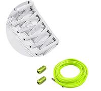 CHYEEH Cordones Elásticos Sin Nudo con Hebilla Metal | Cordones Elásticos de Goma con Botón de Metal/Cordones Elásticos para Zapatillas de Deporte, No es Necesario Atar Cordones de Zapatos para Niños