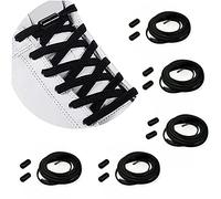 CHYEEH Cordones Elásticos Sin Nudo con Hebilla Metal | Cordones Elásticos de Goma con Botón de Metal/Cordones Elásticos para Zapatillas de Deporte, No es Necesario Atar Cordones de Zapatos para Niños