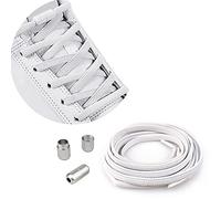 CHYEEH Cordones Elásticos Sin Nudo con Hebilla Metal | Cordones Elásticos de Goma con Botón de Metal/Cordones Elásticos para Zapatillas de Deporte, No es Necesario Atar Cordones de Zapatos para Niños
