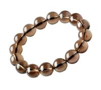 CHYIFSHIYM Pulsera de cuentas de cristal de 12 mm para hombres y mujeres, pulsera curativa de piedras preciosas naturales, pulsera elástica ajustable para protección, energía y regalo, joyería