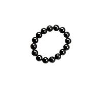 CHYIFSHIYM Pulsera de cuentas de cristal de 12 mm para hombres y mujeres, pulsera curativa de piedras preciosas naturales, pulsera elástica ajustable para protección, energía y regalo, joyería