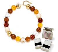 CHYIFSHIYM Pulsera de cuentas de cristal natural de 20 mm, pulsera de cuentas degradadas verdes con cierre ajustable en tono dorado y cadena extensora, joyería de verano en la playa con caja de regalo