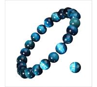 CHYIFSHIYM - Pulsera elástica de 8 mm con piedras preciosas naturales, hecha a mano, unisex, para meditación, yoga, curación espiritual y positiva, Una talla, No es una piedra preciosa