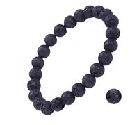 CHYIFSHIYM - Pulsera elástica de 8 mm con piedras preciosas naturales, hecha a mano, unisex, para meditación, yoga, curación espiritual y positiva, Una talla, No es una piedra preciosa