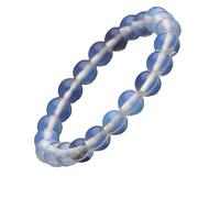 CHYIFSHIYM - Pulsera elástica de 8 mm con piedras preciosas naturales, hecha a mano, unisex, para meditación, yoga, curación espiritual y positiva, Una talla, No es una piedra preciosa