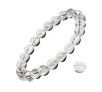 CHYIFSHIYM - Pulsera elástica de 8 mm con piedras preciosas naturales, hecha a mano, unisex, para meditación, yoga, curación espiritual y positiva, Una talla, No es una piedra preciosa