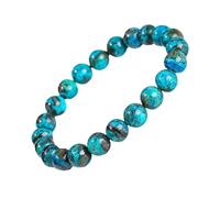 CHYIFSHIYM - Pulsera elástica de 8 mm con piedras preciosas naturales, hecha a mano, unisex, para meditación, yoga, curación espiritual y positiva, Una talla, No es una piedra preciosa