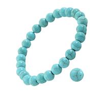 CHYIFSHIYM - Pulsera elástica de 8 mm con piedras preciosas naturales, hecha a mano, unisex, para meditación, yoga, curación espiritual y positiva, Una talla, No es una piedra preciosa