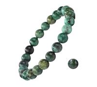 CHYIFSHIYM - Pulsera elástica de 8 mm con piedras preciosas naturales, hecha a mano, unisex, para meditación, yoga, curación espiritual y positiva, Una talla, No es una piedra preciosa