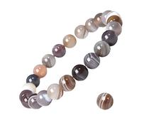 CHYIFSHIYM - Pulsera elástica de 8 mm con piedras preciosas naturales, hecha a mano, unisex, para meditación, yoga, curación espiritual y positiva, Una talla, No es una piedra preciosa