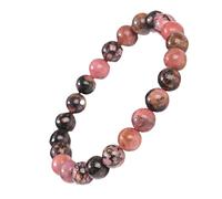 CHYIFSHIYM - Pulsera elástica de 8 mm con piedras preciosas naturales, hecha a mano, unisex, para meditación, yoga, curación espiritual y positiva, Una talla, No es una piedra preciosa