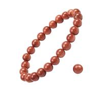 CHYIFSHIYM - Pulsera elástica de 8 mm con piedras preciosas naturales, hecha a mano, unisex, para meditación, yoga, curación espiritual y positiva, Una talla, No es una piedra preciosa