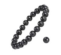 CHYIFSHIYM - Pulsera elástica de 8 mm con piedras preciosas naturales, hecha a mano, unisex, para meditación, yoga, curación espiritual y positiva, Una talla, No es una piedra preciosa