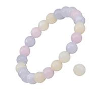 CHYIFSHIYM - Pulsera elástica de 8 mm con piedras preciosas naturales, hecha a mano, unisex, para meditación, yoga, curación espiritual y positiva, Una talla, No es una piedra preciosa