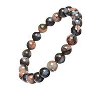 CHYIFSHIYM - Pulsera elástica de 8 mm con piedras preciosas naturales, hecha a mano, unisex, para meditación, yoga, curación espiritual y positiva, Una talla, No es una piedra preciosa