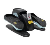 Chynalys Bicicleta estática para entrenamiento de piernas,equipo de fitness para el hogar,con mando a distancia con LCD,3 modos,5 velocidades ajustables,activación muscular elíptica motorizada sin