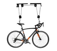 Chynalys Elevador de bicicleta de 132 lbs/60 kg,suspensión de techo,montaje en techo,sistema de polea para bicicleta,soporte de techo,suspensión de pared,soporte de montaje para garaje,sótano,BJB-1