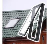 CHZDPP claraboya Claraboya practicable para ventilación, Trampilla de Acceso al ático con Cerradura para Mayor Seguridad, Claraboyas de Salida para sótano/Cocina/almacén(20x40in(51x101.6cm))