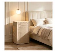 CHZDPP Fundas a Medida Camuflar Cajas Fuertes para Lavadoras, Funda con Cremallera para Frigoríficos, Antirrayaduras Armarios Despachos/Caravanas(Beige,80x60x150 cm/31"x24"x59")
