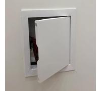 CHZDPP Panel de Acceso Panel de Acceso con Resorte para Paredes y techos, Panel de Acceso de Aluminio Personalizable para Exteriores/Interiores, para baños/cocinas/lavaderos(White,14x24in/35x61cm)