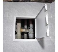 CHZDPP Panel de Acceso Panel de Acceso de Aluminio con Resorte, Tapa de inspección Impermeable para válvulas de Ducha en techos y Paredes, para Exteriores/Interiores.(White,17"x29"/43x74cm)