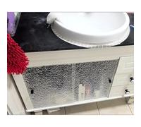 CHZDPP Puertas de Armario Reemplazo de Puertas corredizas para armarios, Paneles de Vidrio acrílico para Uso doméstico y Comercial, Personalizables y sin Necesidad de taladrar(45x70cm/18x28inch)