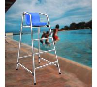 CHZDPP Sillas para socorristas Silla Alta de socorrista para Piscinas, Al Aire Libre Silla Salvavidas de Observación para Piscina Parque Acuático Playa(59.1inch/150cm)