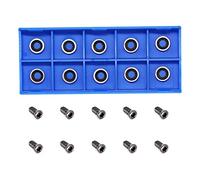 Ci5 - Insertos redondos de 8,9 mm para torno, acabado de carpintería, juego de herramientas huecas de repuesto