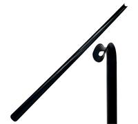 Cia&Co Calzador Extra-Largo Metálico 80 cm Acero de Alta Resistencia con Recubrimiento Epoxi Negro Antracita · Extralargo para Usar de Pie o Sentado · Para Botas, Botines y Zapatos