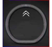CIADAZ Coche Cubierta del Volante para Citroen Jumpy 2023 2022 2021 2020,Cubierta Protector Funda Volante Suave Antideslizante Transpirable Piel Accesorios Interior,D Shape
