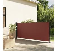 CIADAZ Toldo Lateral retráctil marrón 100x500 cm, Toldo Balcon, Toldos Exterior Terraza, Toldos para Ventanas, Toldo Vertical Exterior - 4004389