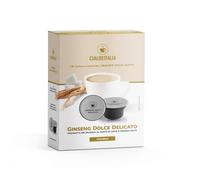 Cialdeitalia - Cápsulas de Ginseng Dulce y Delicado Compatibles con máquinas Nescafé, Bebida soluble con sabor a ginseng dulce, 192 cápsulas