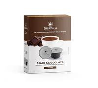 Cialdeitalia - Maxi Chocolate Cápsulas Compatibles con máquinas Nescafé Dolce Gusto, Bebida soluble con sabor a chocolate cremoso, 192 cápsulas