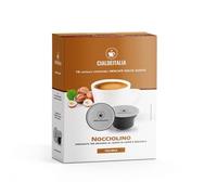 Cialdeitalia - Nocciolino Cápsulas compatibles con máquinas Nescafé Dolce Gusto, bebida soluble con sabor a café y avellana cremosa, 192 cápsulas