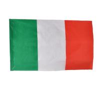 Ciao-22016 Bandera Tricolor de Italia en Tela con Ojales, color blanco/rojo/verde, 150x90 cm (22016)